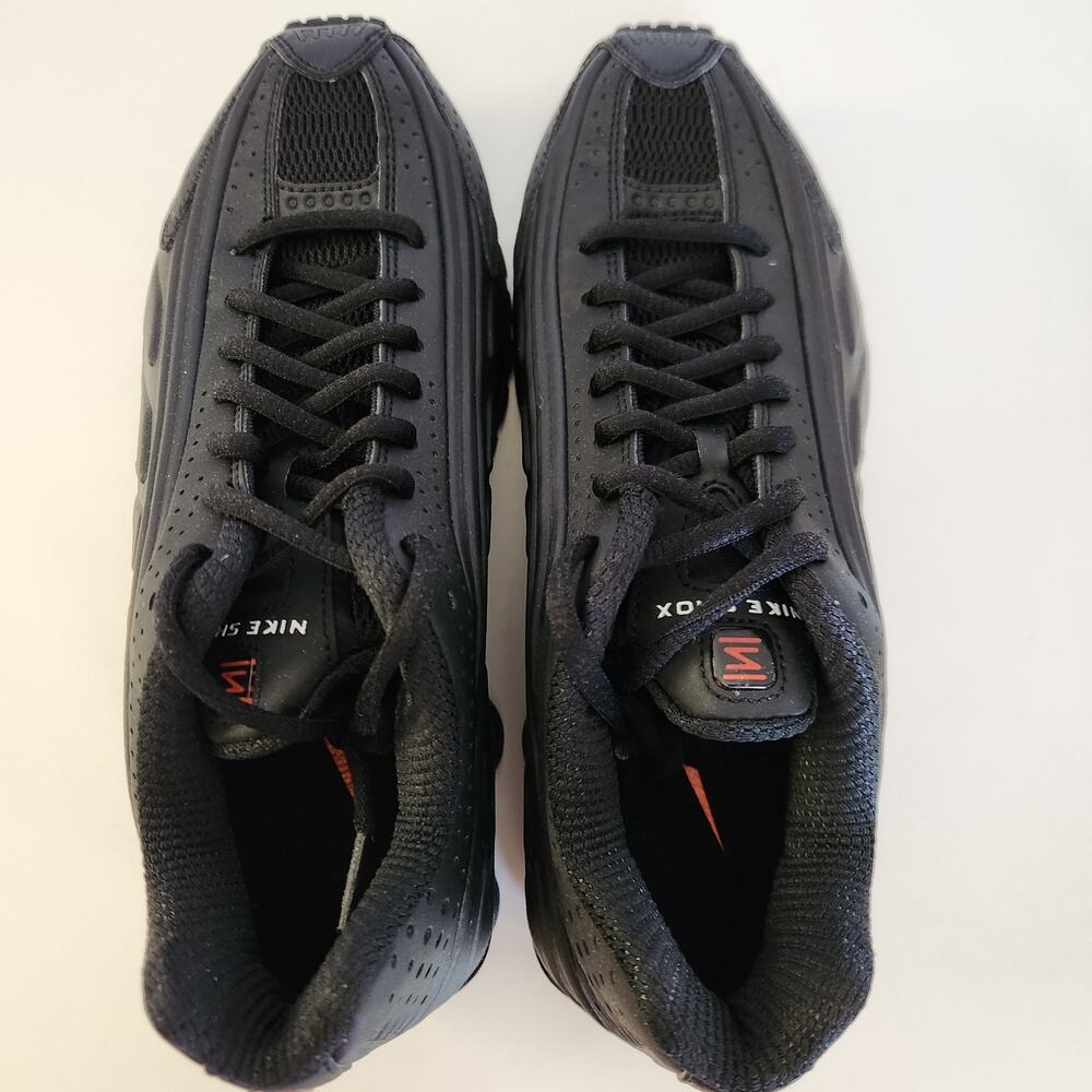 Nike Women's Shox R4 Trainers, Black Black Max Orange 000, 7 US - Picture 6 of 10
